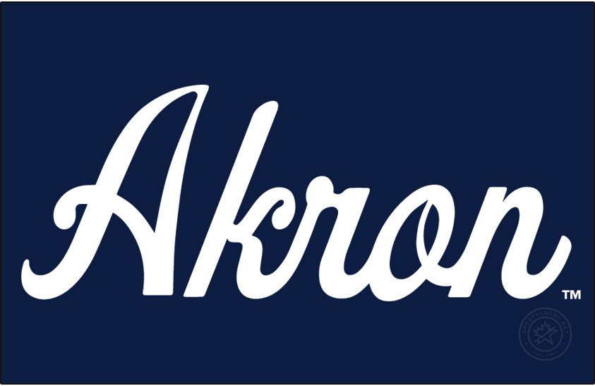 Akron Zips 2021-Pres Primary Dark Logo diy DTF decal sticker